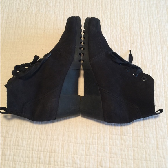 Arche black nubuck lace up bootie. - Picture 5 of 8